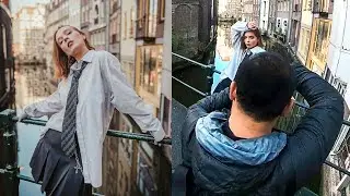 Quick Urban Photoshoot in Amsterdam's Alleyways
