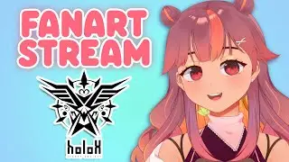 【FIL/EN】drawing Hololive fanart! Sakamata Chloe - VTuber Art Stream
