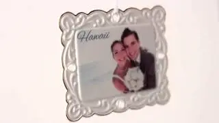 Winkflash Postcard Photo Ornament