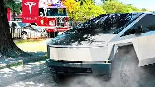 First Tesla Cybertruck Crash