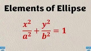Ellipse || Basic Characteristics || Elements of Ellipse