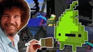 Self-advertising on 2b2t