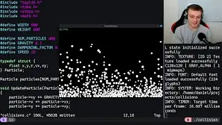 Coding a Particle Simulation in C