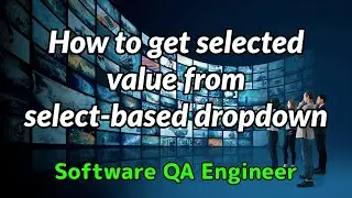 Playwright - How to get selected option from select-based dropdown