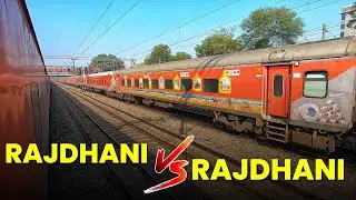 🔥Ultimate Race Between two Rajdhani Express for National Capital | दो राजधानी ट्रैन की रेस 🔥