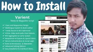How to Install Varient   News & Magazine Script