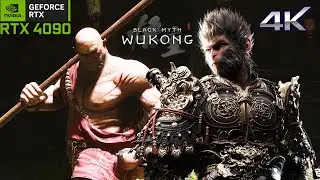 Black Myth: Wukong - Black Wind King Boss Fight (Max Settings Full Ray Tracing 4K 60fps)