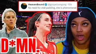 Angel Reese DRAGGED for STAT PADDING after Caitlin Clark's CLASSY Move! Christie Sides COOKED! WNBA