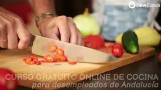 CURSO GRATUITO ONLINE DE COCINA para desempleados de Andalucía
