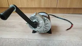 Hand Crank Generator 24V 350W Test