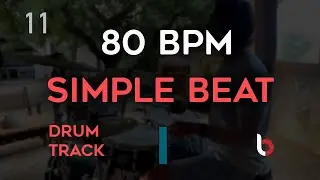80 BPM Drum Beat - Simple Straight