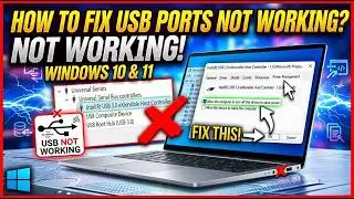 How To Fix USB Ports Not Working | Solve USB Issues On PC & Laptop (Step-by-Step Guide 2026)
