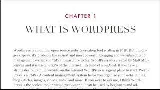 Wordpress For Beginners Ebook Video Overview