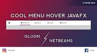JavaFX || Css Effects for Menu bar is Cool