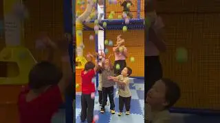 Balls falling from sky!! #kidsvideo #shorts #funny