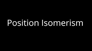 Position Isomerism