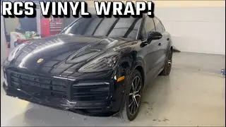 DAY TO DAY: RCS Vinyls Wrapping A Porsche Cayenne!