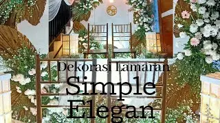 Dekorasi engagement rustic di dalam rumah | Terbaru