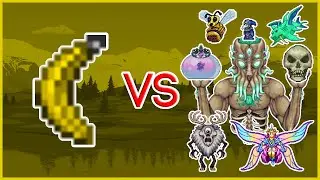 Terraria 1.4.3.6 - Bananarang vs ALL Bosses