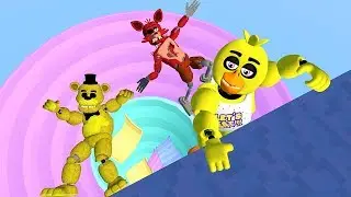 FNAF Funny Ragdoll #6 [Golden Freddy | Big props ]