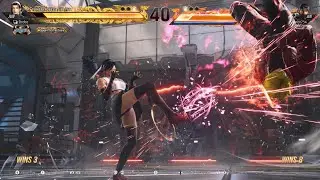 Tekken 8 Jun Kazama Rank Match Session [Bushin] 13 Second KO.