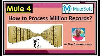 Advanced Mule-4 Batch Processing ||  How to Process Million Records CSV?