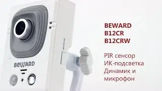 Обзор 1Мп IP-камер BEWARD B12CR / B12CRW: датчик движения, ик-подсветка, динамик и микрофон