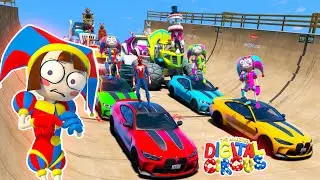 SPIDER-MAN, FIVE NIGHTS AT FREDDY'S, THE AMAZING DIGITAL CIRCUS Join in Epic New Stunt Racing 