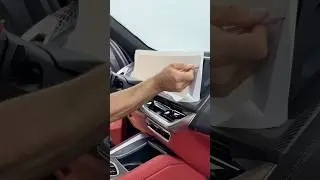 DIY Protective Film Template for Car Display