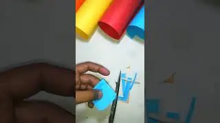 Easy paper craft twitter logo||#ytshorts #shorts#viral
