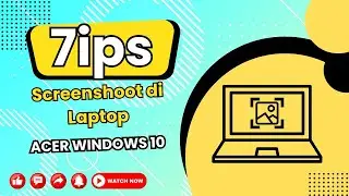 Cara screenshot di laptop acer windows 10