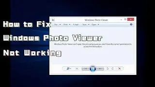 Windows Photo Viewer not Working | How to Open Image in Windows Photo Viewer | Windows Photo Viewer