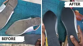 How to replace a bad shoe sole