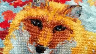 как вышивалась Лиса от риолис 1510//рассуждаю о CCSaga&Crossty