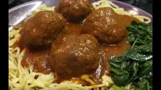 How To Cook Meatballs & Tomato Sauce + Recipe ||The Real Heavenly Bites