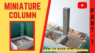 How To Make RCC Foundation(Footing) | Mini House Model | Part-1 || The ArchiZant ||