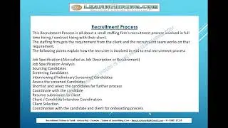 03_Recruitment Process In - Videos in Tamil Language