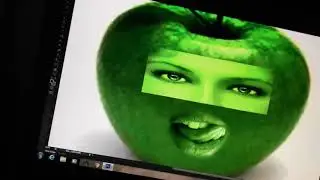 photoshop ta Elmaya ağız burun ekleme manipülasyon,u