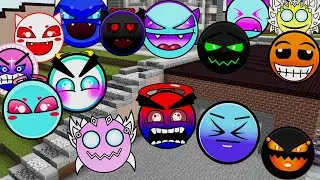 Custom (Ver. 5) REVERSED Fire in the Hole Lobotomy Dash Difficulty Faces in Minecraft PE