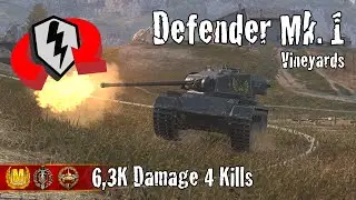 Defender Mk. 1  |  6,3K Damage 4 Kills  |  WoT Blitz Replays