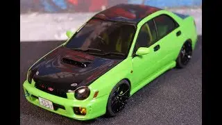 Сборка (Build) Subaru Impreza WRX STI Tamiya scale 1/24