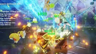 C0 Nilou ft. C3 Yaoyao Bloom Team VS. PMA - Genshin Impact Spiral Abyss 3.4 Floor 12-1-1
