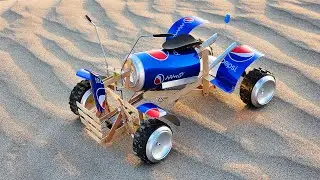 Make An Electric Beach Buggy From Pepsi Cans - Cars at home - Amazing DIY
