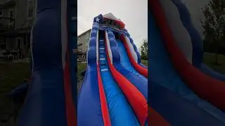 Huge Backyard Waterslide