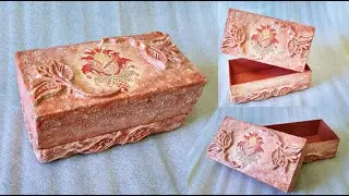 Шкатулка  из картонной коробки