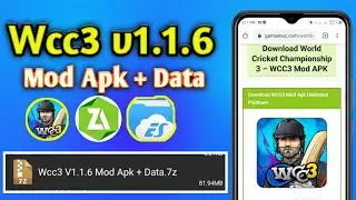 Wcc3 V1.1.6 || Mod Apk + Mod Data || 101% Working