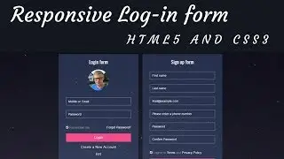Responsive Login Form using HTML5 and CSS3 2020 //Dreamweaver
