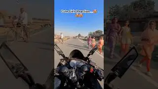 cute girls Reaction....🥵🥵🥵 #shorts #youtubeshorts #shortsfeed #reaction #bike #viral #short #video