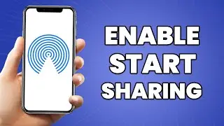 How to Enable Start Sharing by bring Device Together on Airdrop! iOS 17