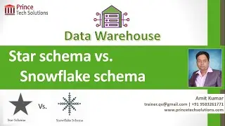 Difference between Star Schema vs. Snowflake Schema | Data modeling | Data Warehousing